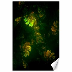 Light Fractal Plants Canvas 20  X 30   by Nexatart