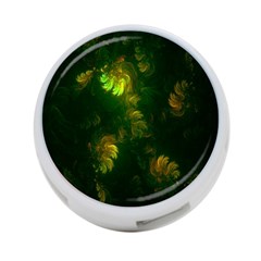 Light Fractal Plants 4-port Usb Hub (two Sides)  by Nexatart