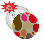 Pattern Design Abstract Shapes 2.25  Buttons (100 pack)  Front