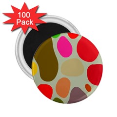 Pattern Design Abstract Shapes 2 25  Magnets (100 Pack)  by Nexatart