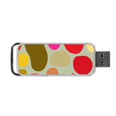 Pattern Design Abstract Shapes Portable Usb Flash (two Sides) by Nexatart