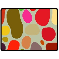 Pattern Design Abstract Shapes Double Sided Fleece Blanket (large)  by Nexatart