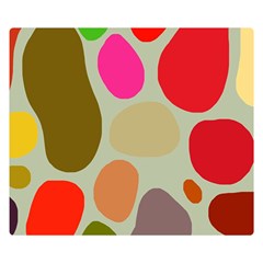 Pattern Design Abstract Shapes Double Sided Flano Blanket (small)  by Nexatart