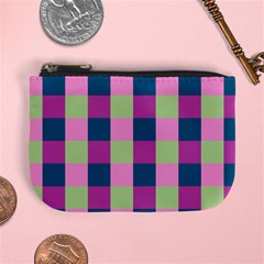 Pink Teal Lime Orchid Pattern Mini Coin Purses by Nexatart