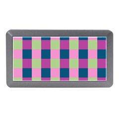 Pink Teal Lime Orchid Pattern Memory Card Reader (mini) by Nexatart