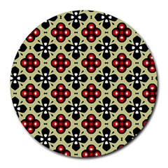 Seamless Tileable Pattern Design Round Mousepads by Nexatart