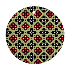 Seamless Tileable Pattern Design Ornament (round) by Nexatart