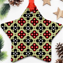 Seamless Tileable Pattern Design Ornament (star) by Nexatart