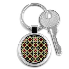 Seamless Tileable Pattern Design Key Chains (round)  by Nexatart