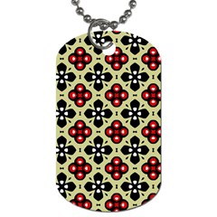 Seamless Tileable Pattern Design Dog Tag (one Side) by Nexatart