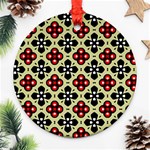 Seamless Tileable Pattern Design Round Ornament (Two Sides) Front