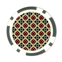 Seamless Tileable Pattern Design Poker Chip Card Guard (10 Pack) by Nexatart