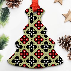 Seamless Tileable Pattern Design Ornament (christmas Tree)  by Nexatart