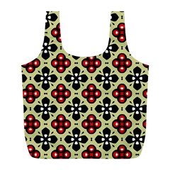 Seamless Tileable Pattern Design Full Print Recycle Bags (l)  by Nexatart