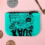 Typography Illustration Chaos Mini Coin Purses Back