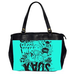 Typography Illustration Chaos Office Handbags (2 Sides)  by Nexatart