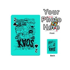 Typography Illustration Chaos Playing Cards 54 (mini)  by Nexatart