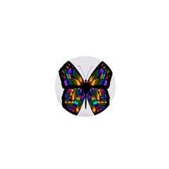 Abstract Animal Art Butterfly 1  Mini Buttons by Nexatart