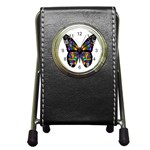 Abstract Animal Art Butterfly Pen Holder Desk Clocks Front