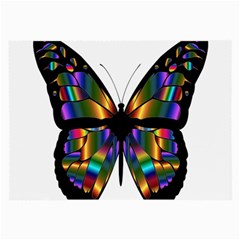 Abstract Animal Art Butterfly Large Glasses Cloth (2-side) by Nexatart