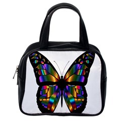 Abstract Animal Art Butterfly Classic Handbags (one Side) by Nexatart