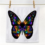 Abstract Animal Art Butterfly Face Towel Front