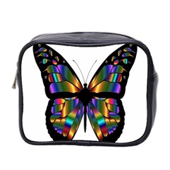 Abstract Animal Art Butterfly Mini Toiletries Bag 2-side by Nexatart