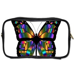 Abstract Animal Art Butterfly Toiletries Bags by Nexatart