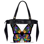 Abstract Animal Art Butterfly Office Handbags (2 Sides)  Back