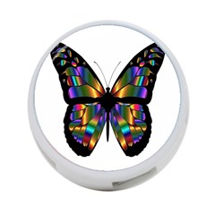 Abstract Animal Art Butterfly 4-port Usb Hub (one Side) by Nexatart