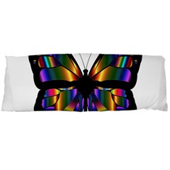 Abstract Animal Art Butterfly Body Pillow Case Dakimakura (two Sides) by Nexatart