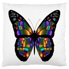 Abstract Animal Art Butterfly Standard Flano Cushion Case (one Side) by Nexatart