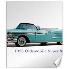 1958 Oldsmobile Super 88 J2 2a Canvas 8  X 10  by Jeannel1