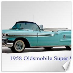 1958 Oldsmobile Super 88 J2 2a Canvas 12  X 12   by Jeannel1