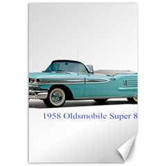 1958 Oldsmobile Super 88 J2 2a Canvas 12  X 18   by Jeannel1