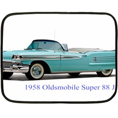 1958 Oldsmobile Super 88 J2 2a Double Sided Fleece Blanket (mini)  by Jeannel1