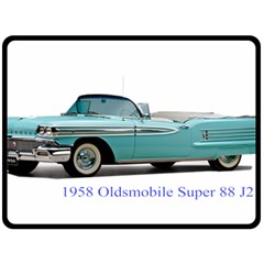 1958 Oldsmobile Super 88 J2 2a Fleece Blanket (large)  by Jeannel1