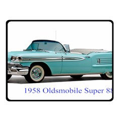 1958 Oldsmobile Super 88 J2 2a Fleece Blanket (small) by Jeannel1