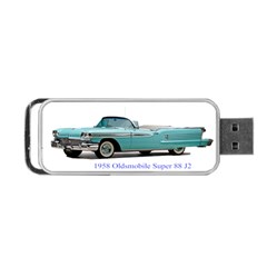 1958 Oldsmobile Super 88 J2 2a Portable Usb Flash (one Side) by Jeannel1