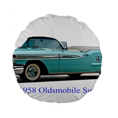 1958 Oldsmobile Super 88 J2 2a Standard 15  Premium Round Cushions