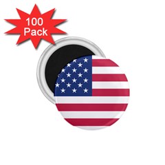 American Flag 1 75  Magnets (100 Pack)  by Nexatart