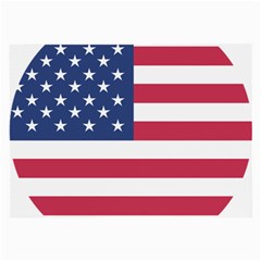 American Flag Large Glasses Cloth (2-side) by Nexatart