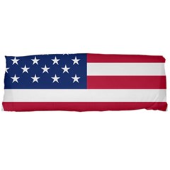 American Flag Body Pillow Case Dakimakura (two Sides) by Nexatart