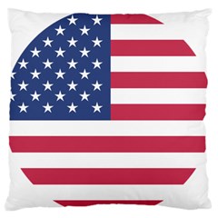 American Flag Standard Flano Cushion Case (two Sides) by Nexatart