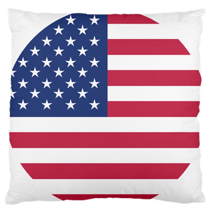 American Flag Standard Flano Cushion Case (Two Sides)