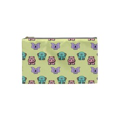 Animals Pastel Children Colorful Cosmetic Bag (small)  by Nexatart