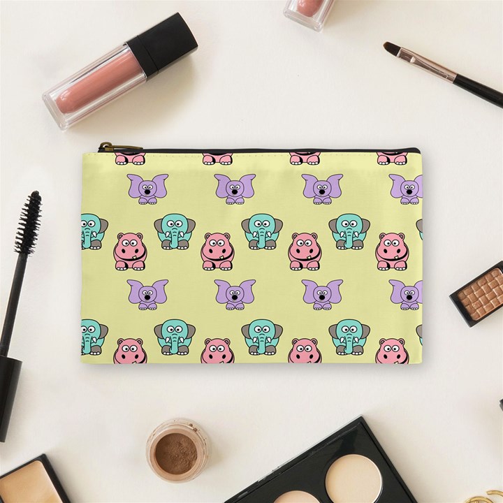 Animals Pastel Children Colorful Cosmetic Bag (Medium) 