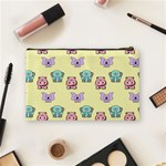 Animals Pastel Children Colorful Cosmetic Bag (Medium)  Back