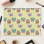 Animals Pastel Children Colorful Cosmetic Bag (XL) Front