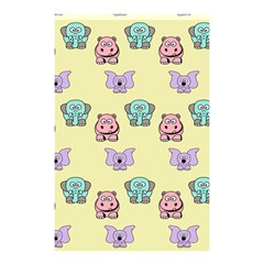 Animals Pastel Children Colorful Shower Curtain 48  X 72  (small)  by Nexatart